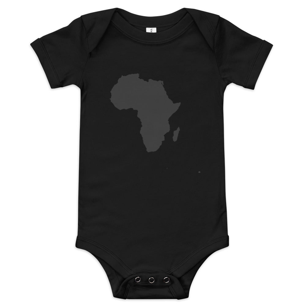 Baby short sleeve one piece - Africa