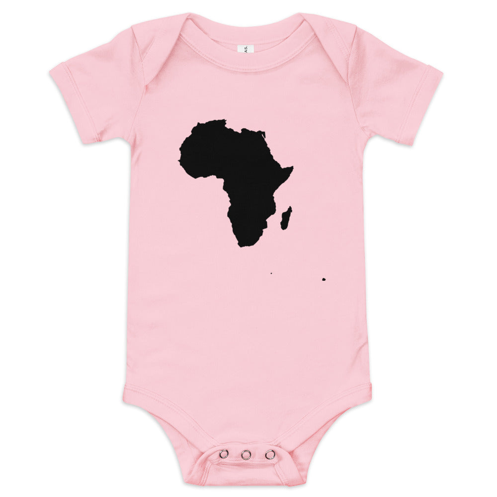Baby short sleeve one piece - Africa