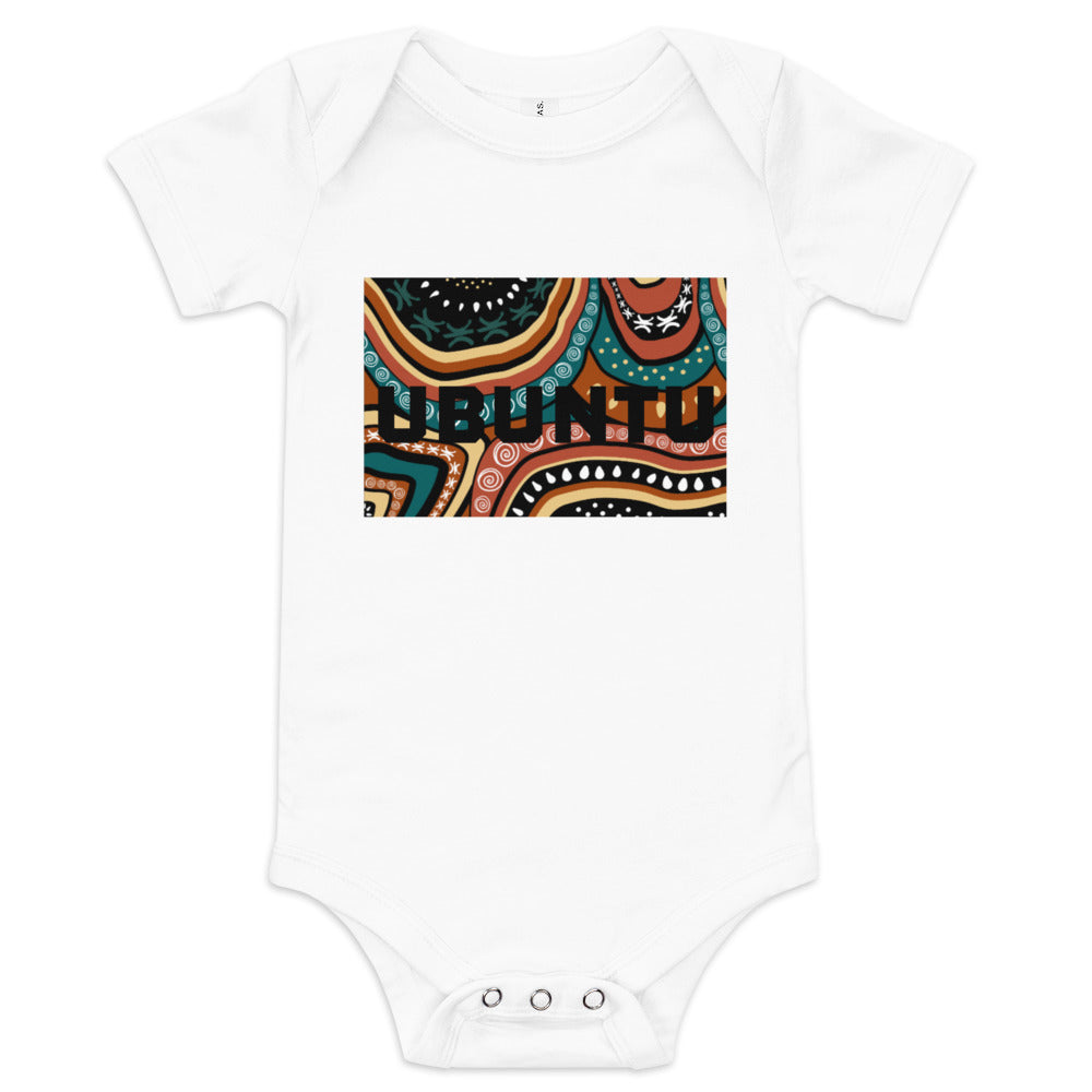Baby short sleeve one piece - Ubuntu