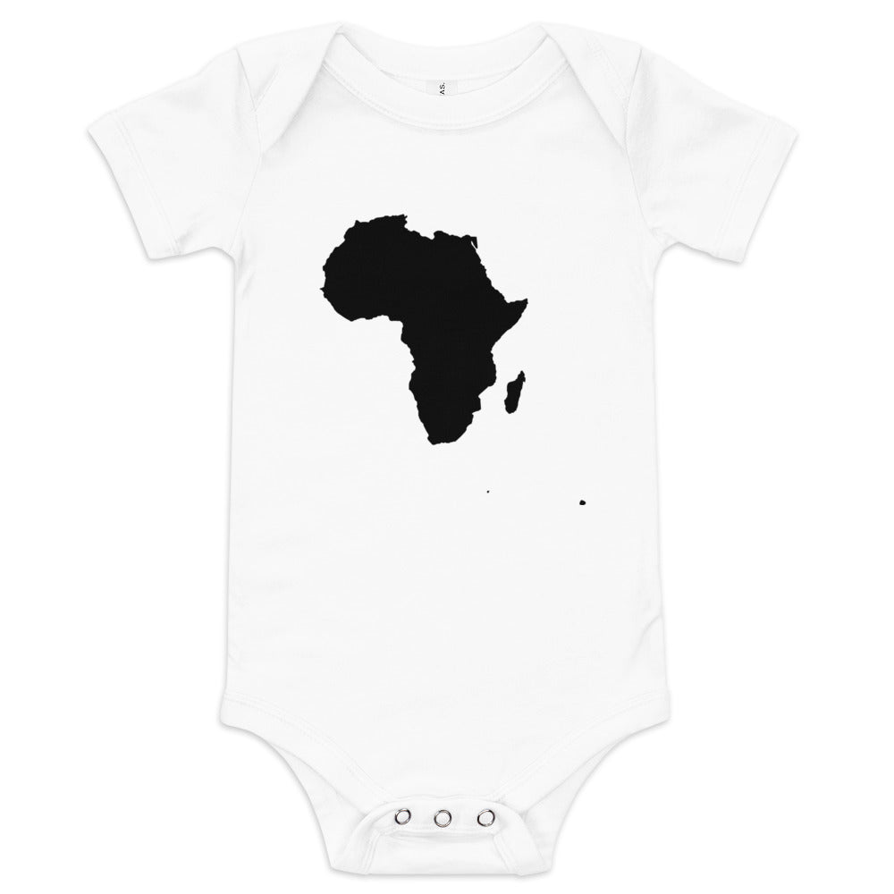 Baby short sleeve one piece - Africa