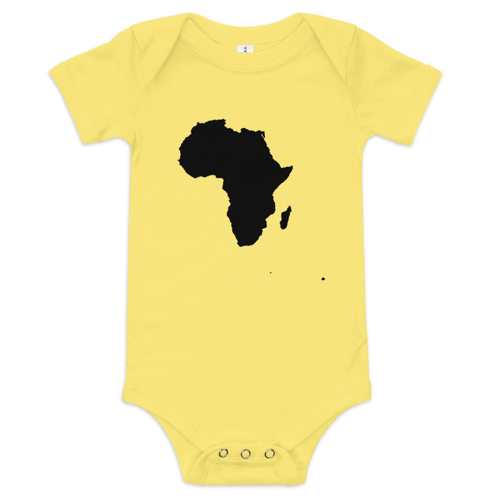 Baby short sleeve one piece - Africa