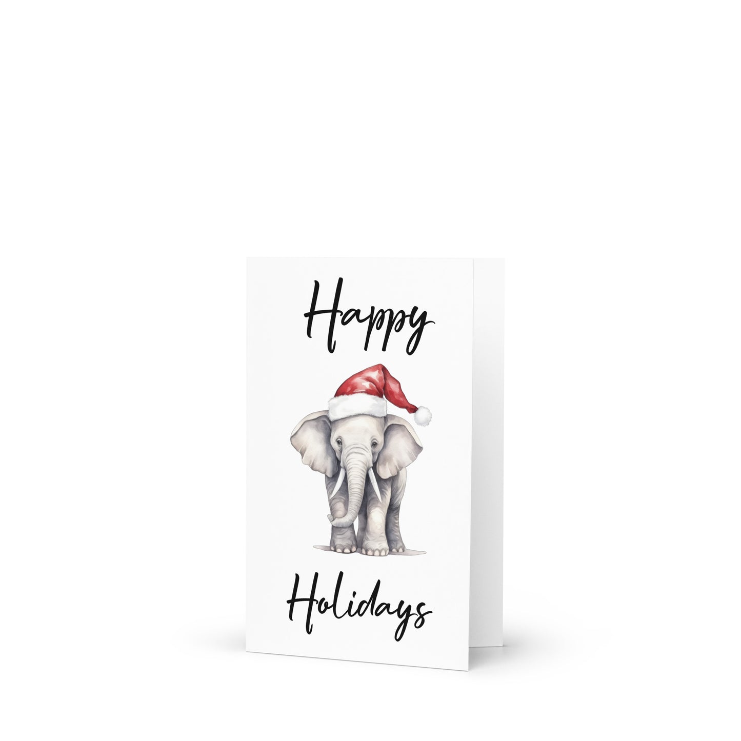 Greeting card - Elephant Christmas