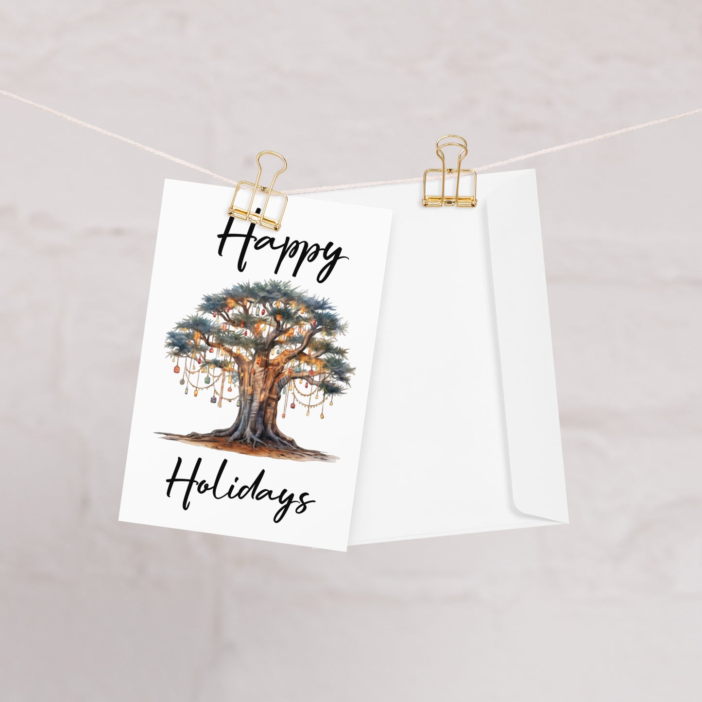Greeting card - Tree Christmas