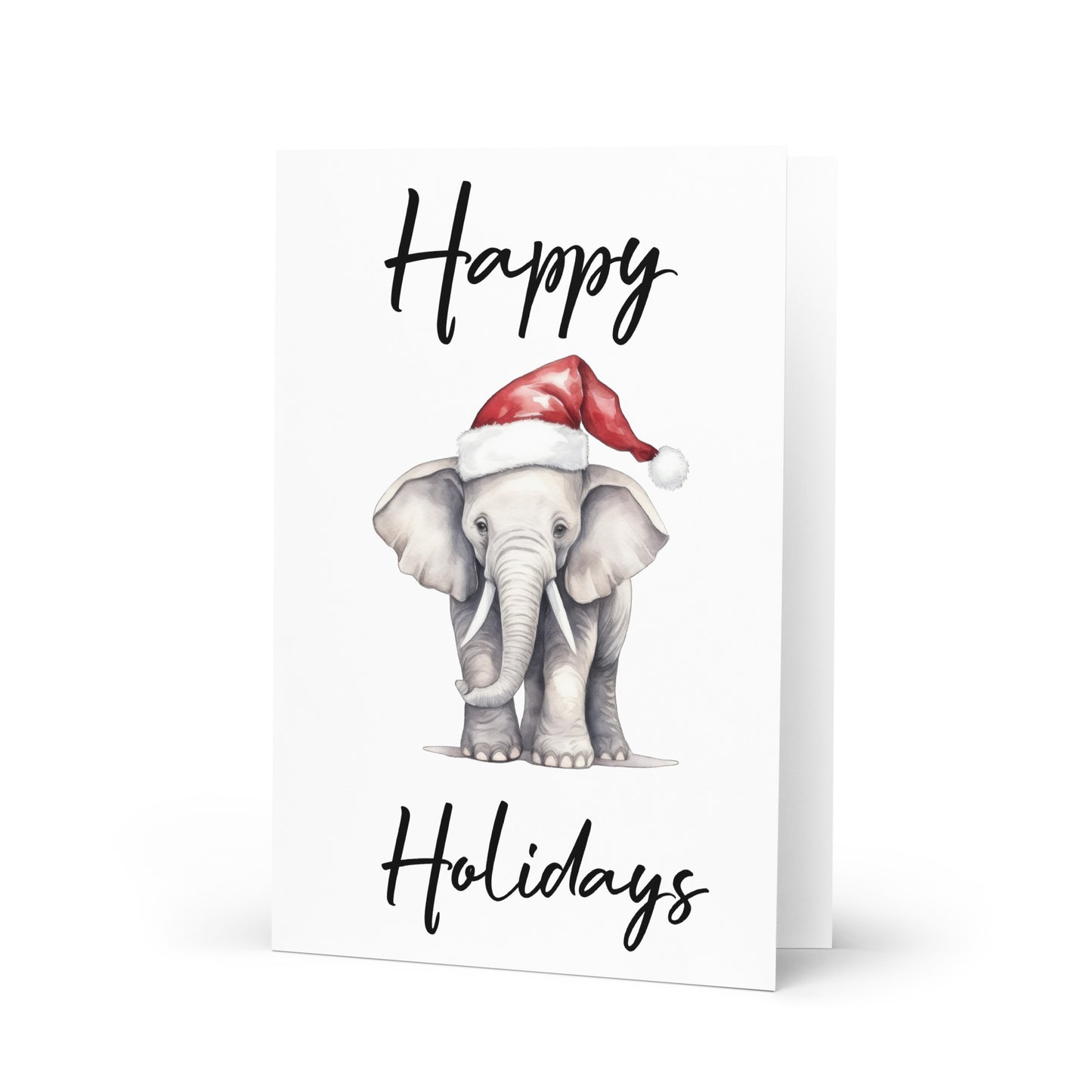 Greeting card - Elephant Christmas