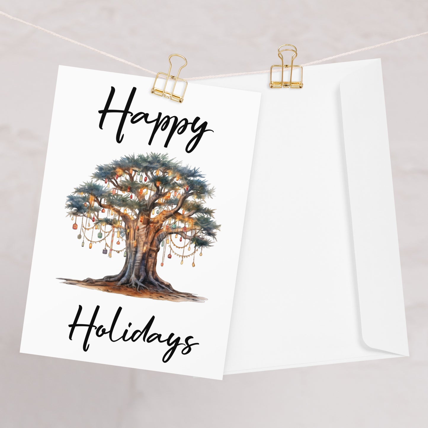 Greeting card - Tree Christmas