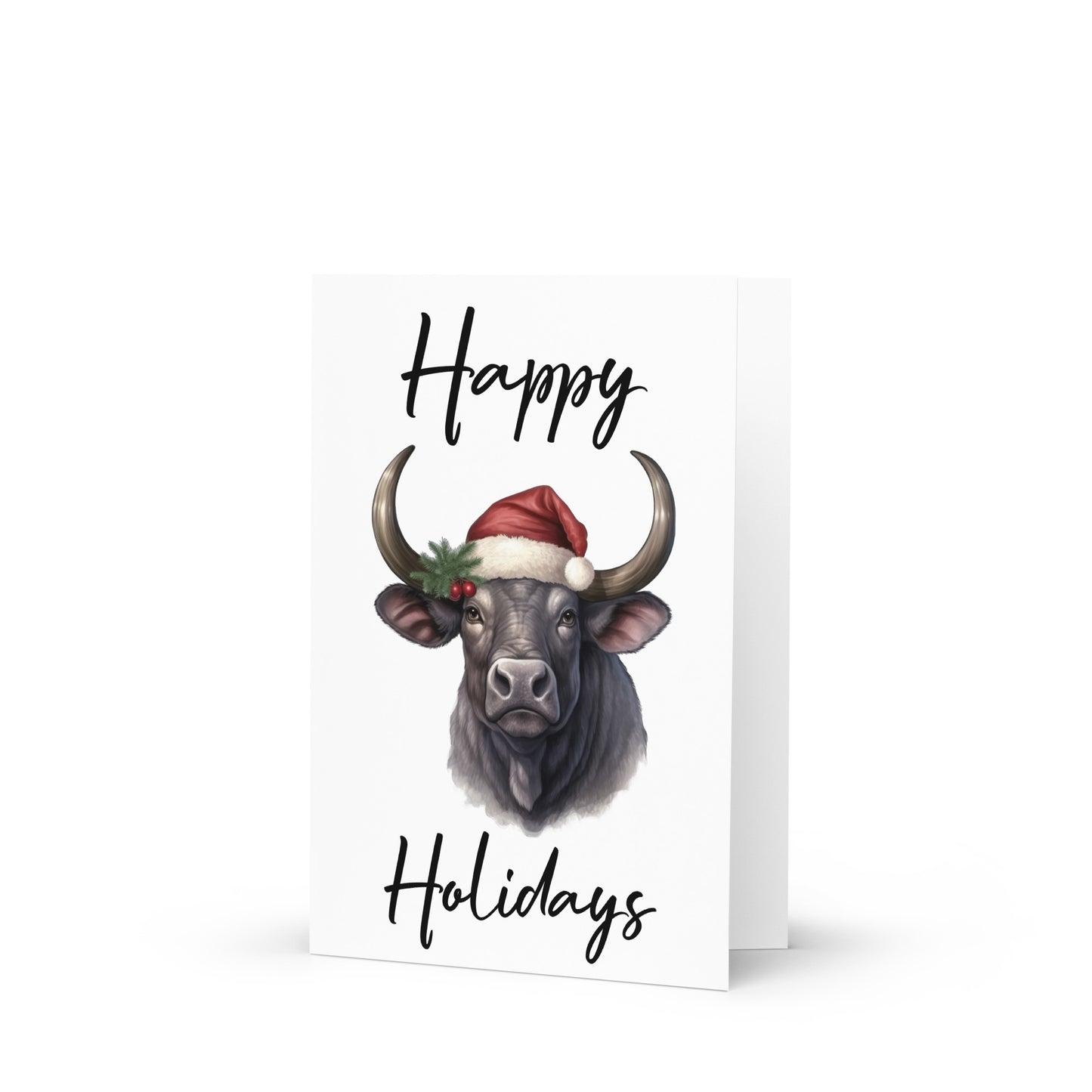 Greeting card - Buffalo Christmas