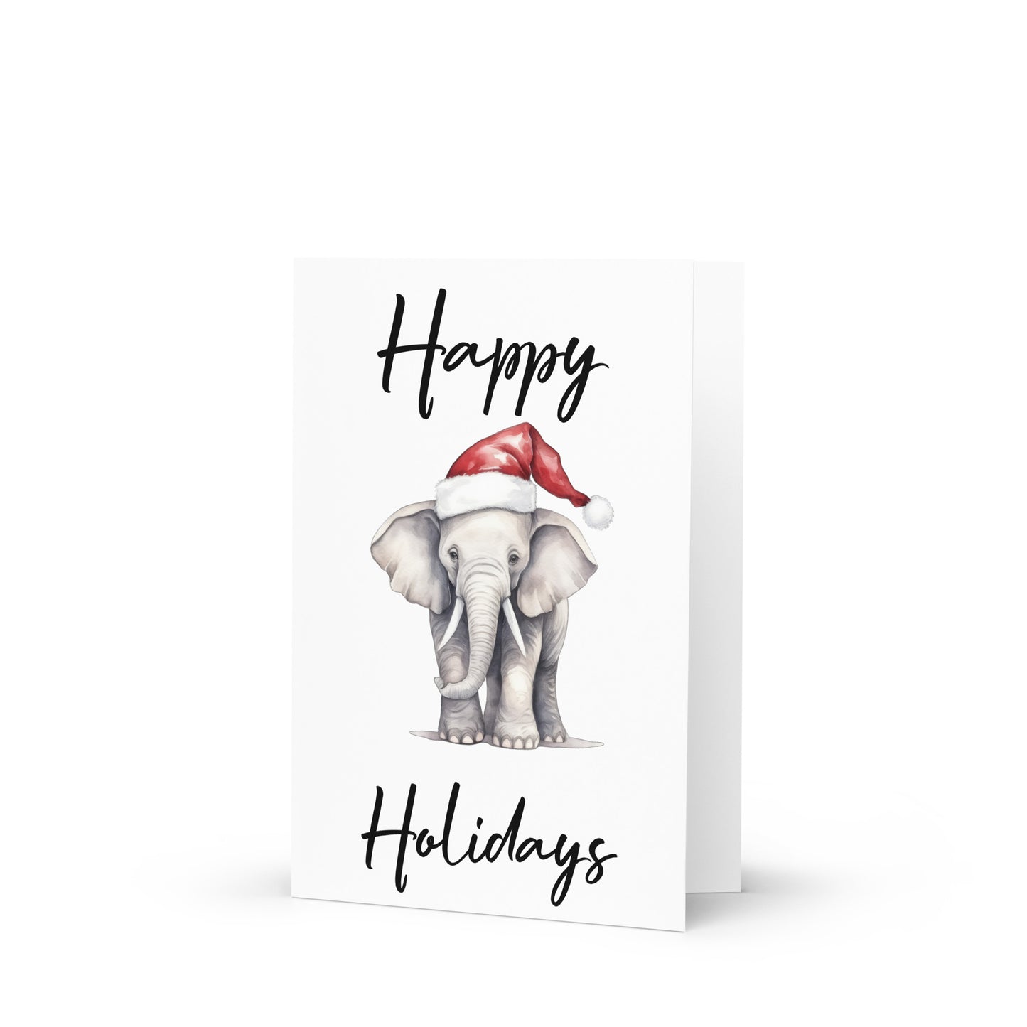 Greeting card - Elephant Christmas