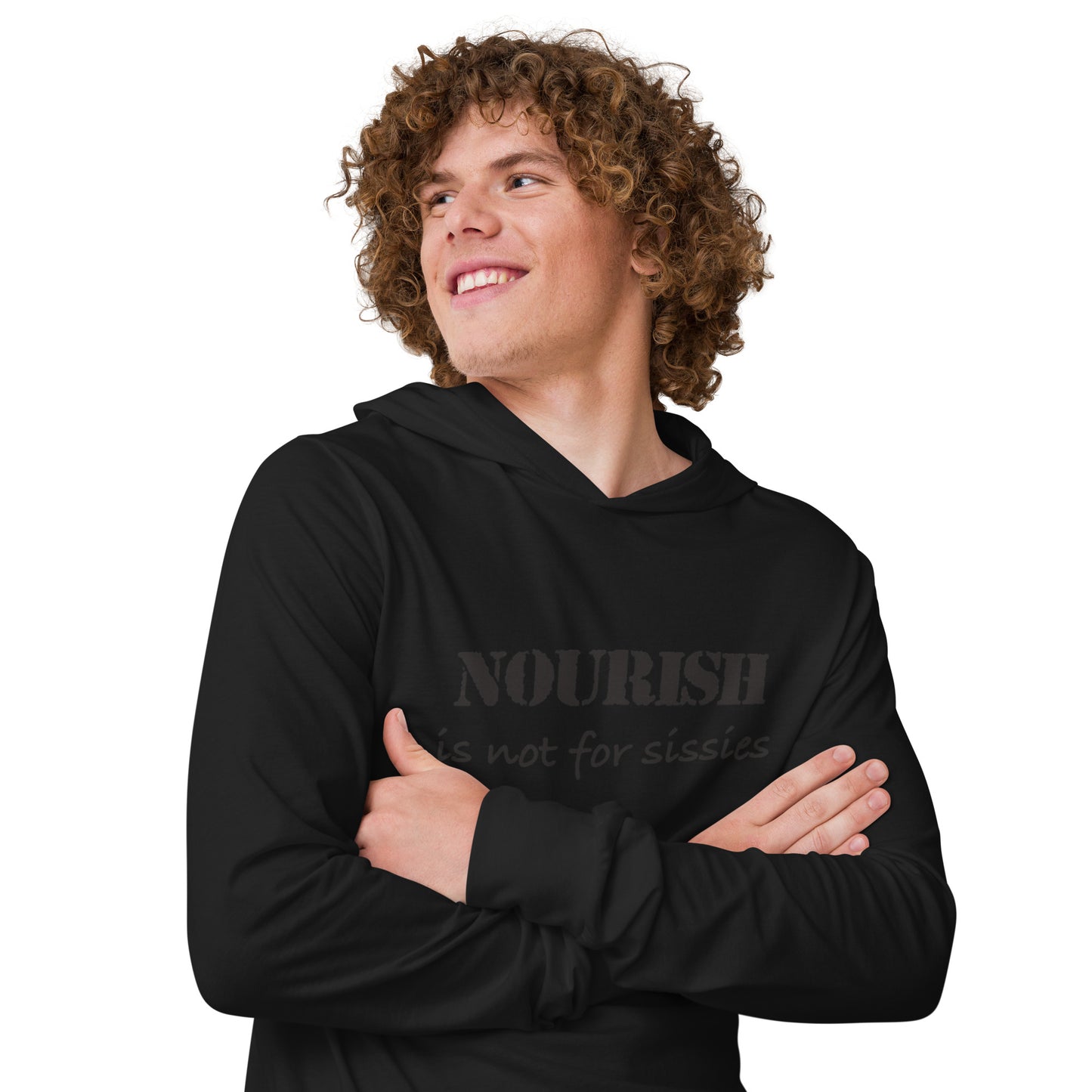 Hooded long-sleeve tee - Not for Sissies