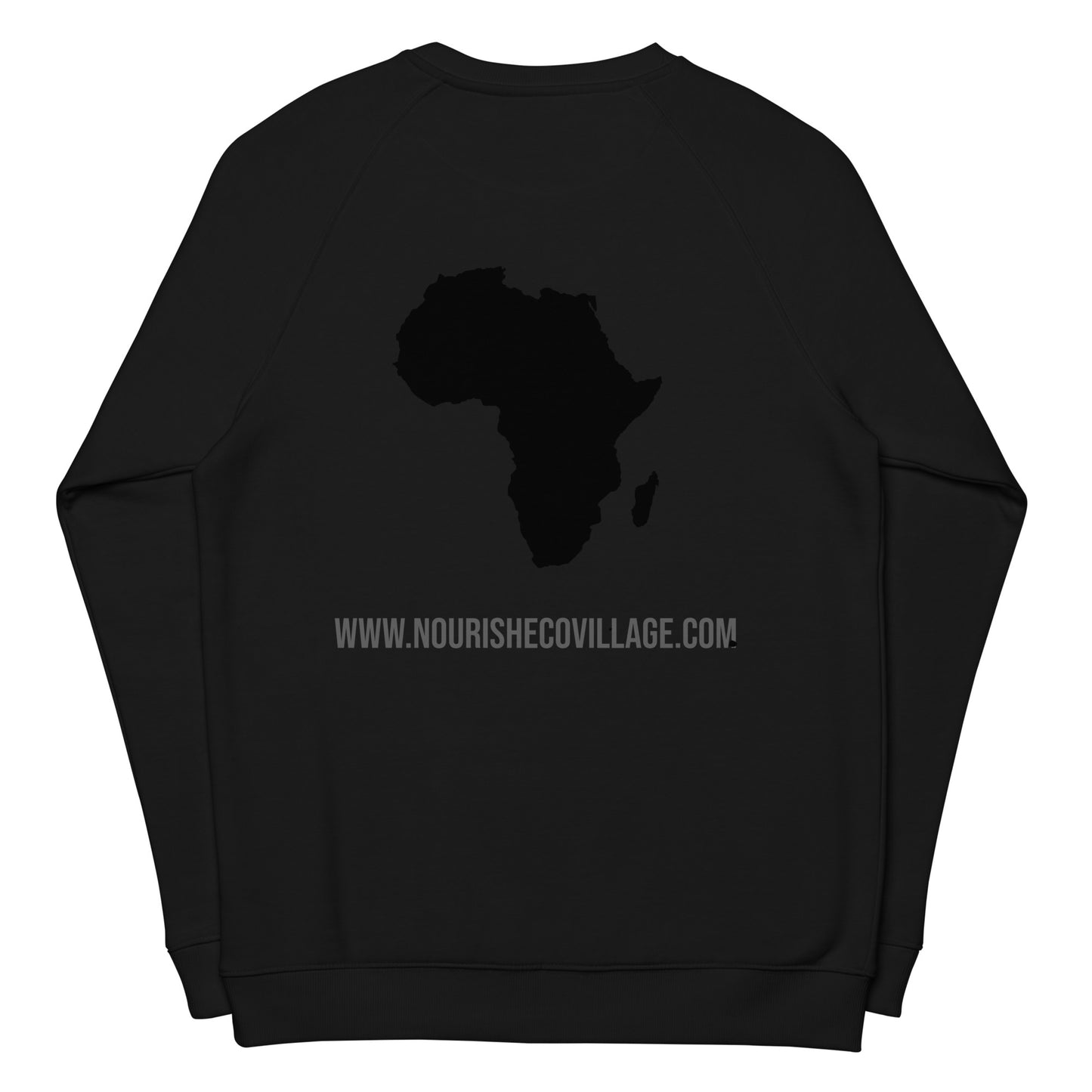 Unisex organic raglan sweatshirt - Not for Sissies
