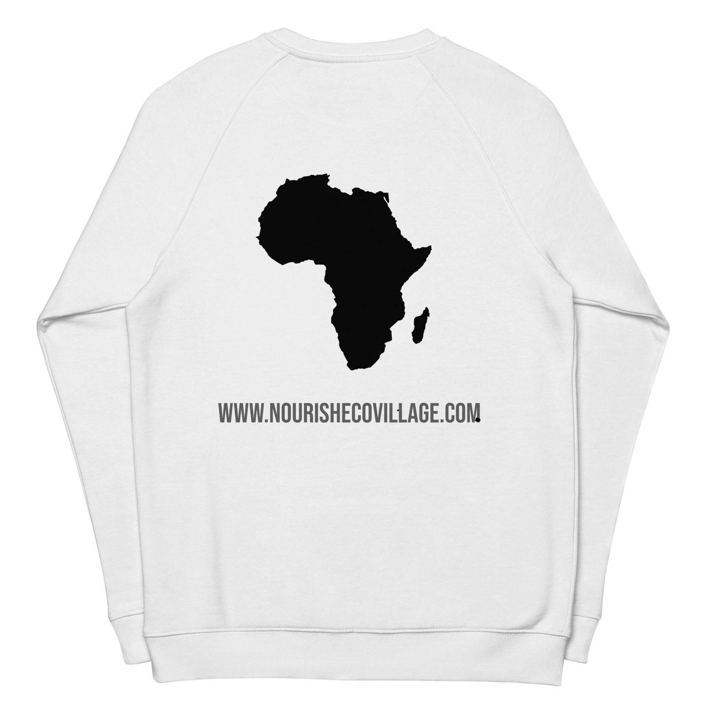 Unisex organic raglan sweatshirt - Not for Sissies