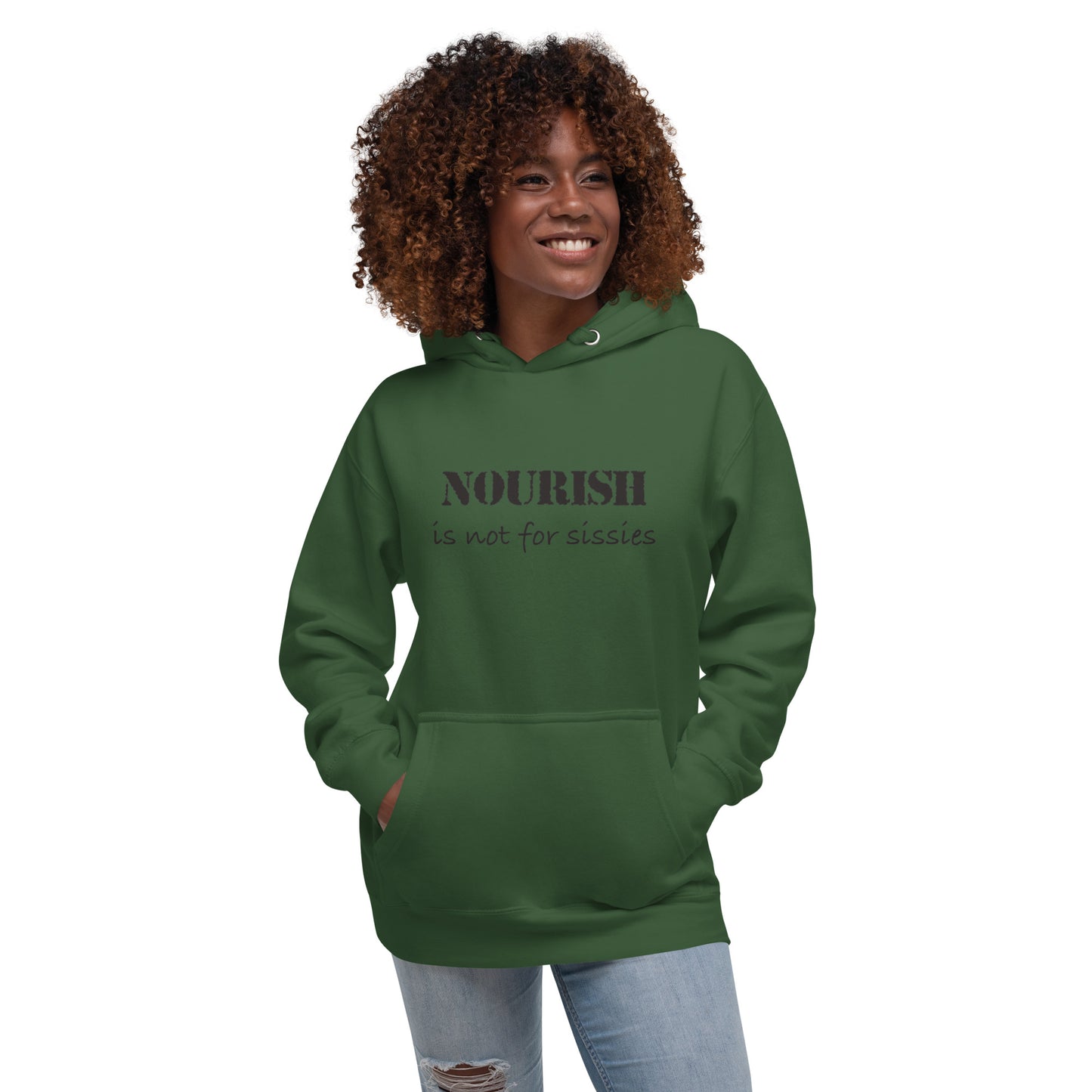 Unisex Hoodie - Nourish Not for Sissies