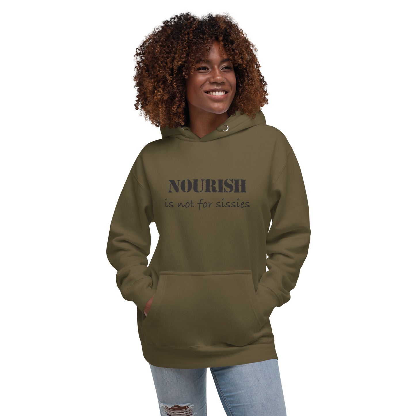 Unisex Hoodie - Nourish Not for Sissies