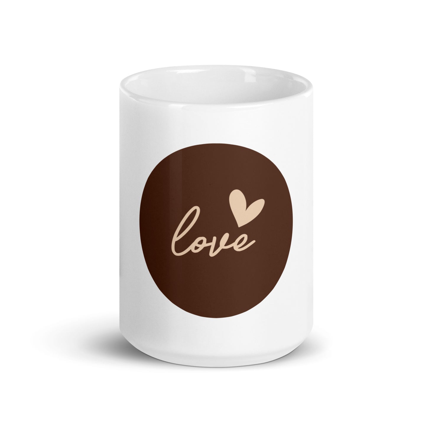 White glossy mug - Love
