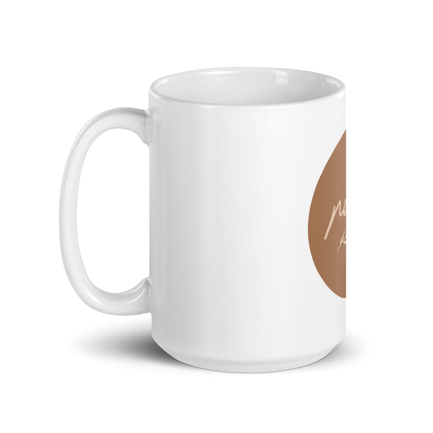 White glossy mug - Peace
