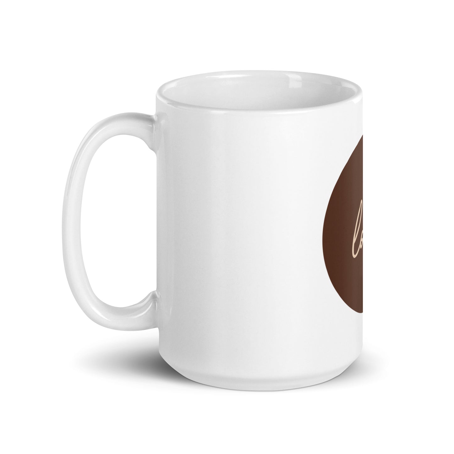 White glossy mug - Love