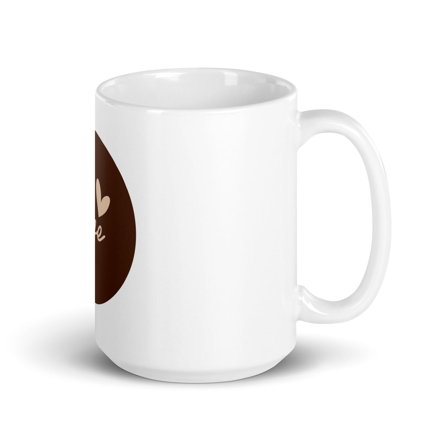 White glossy mug - Love