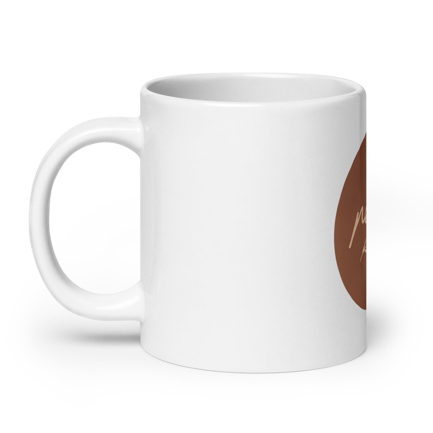 White glossy mug - Peace