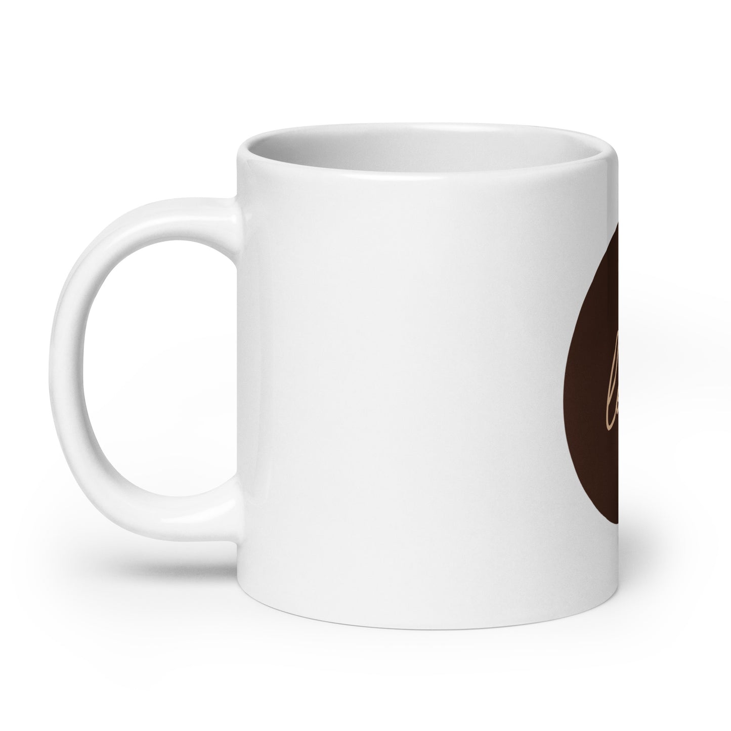 White glossy mug - Love