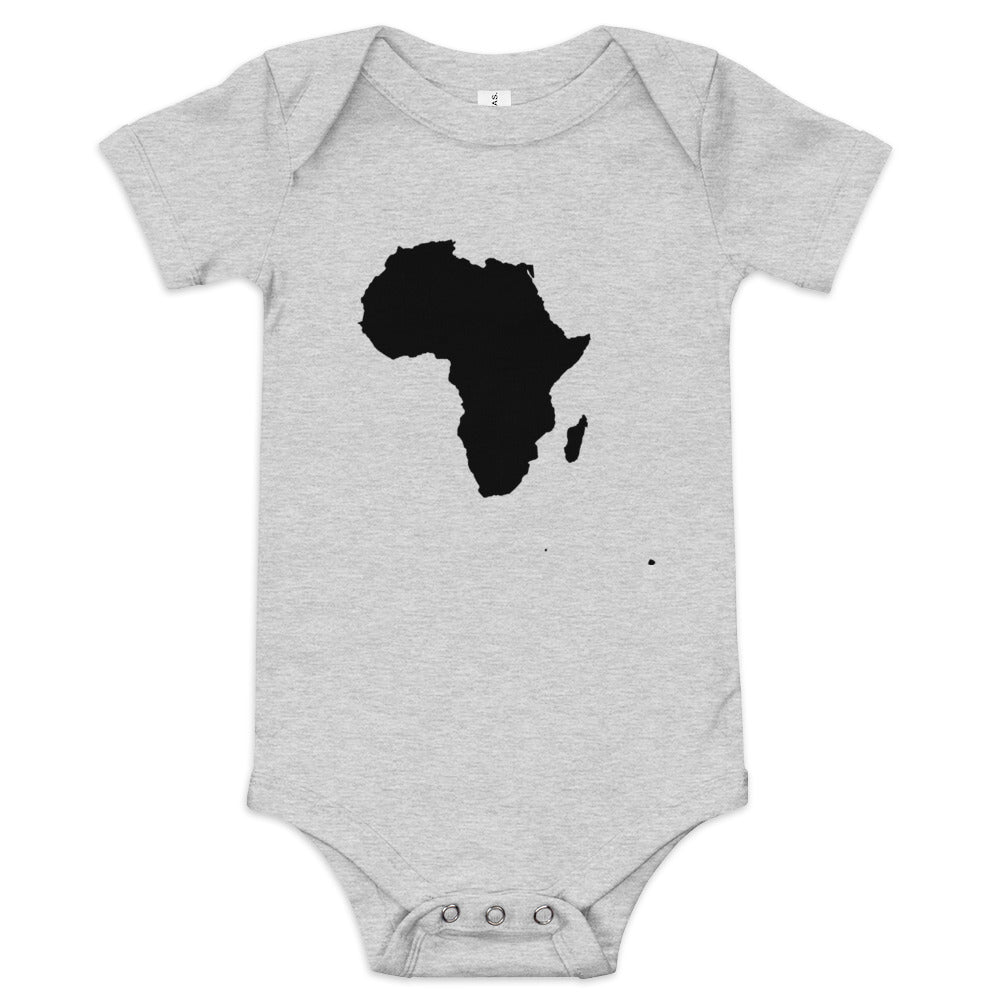 Baby short sleeve one piece - Africa