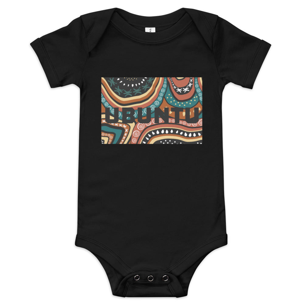 Baby short sleeve one piece - Ubuntu