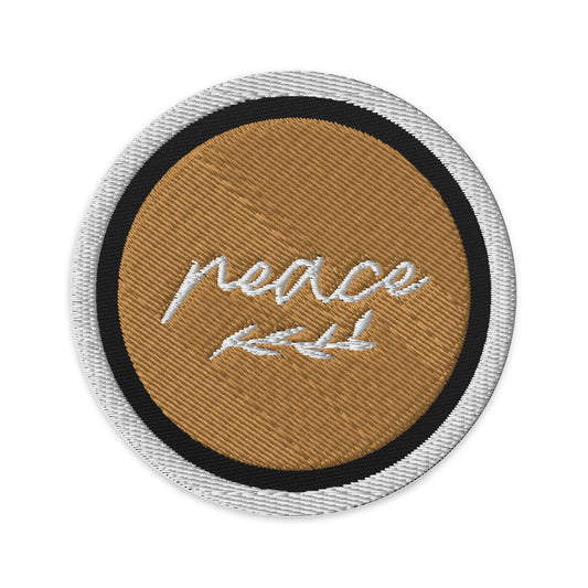 Embroidered patches - Peace