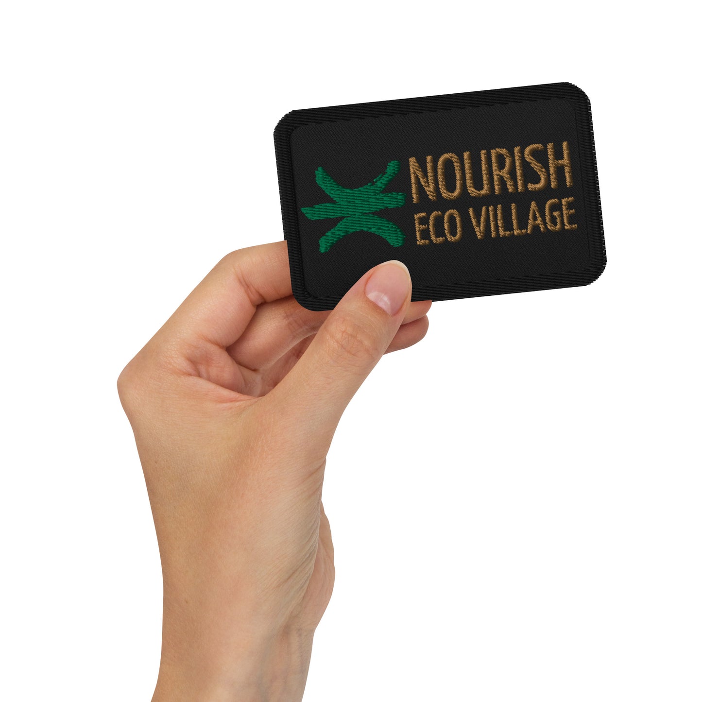 Embroidered patches - Nourish Eco Village