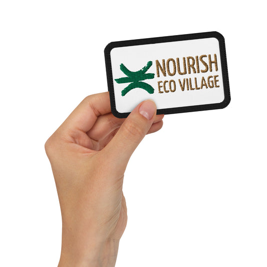 Embroidered patches - Nourish Eco Village