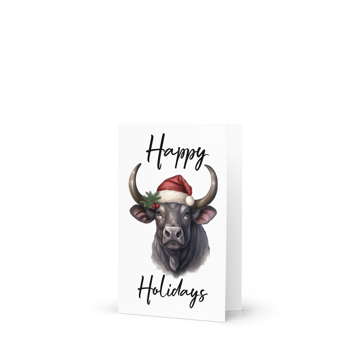 Greeting card - Buffalo Christmas