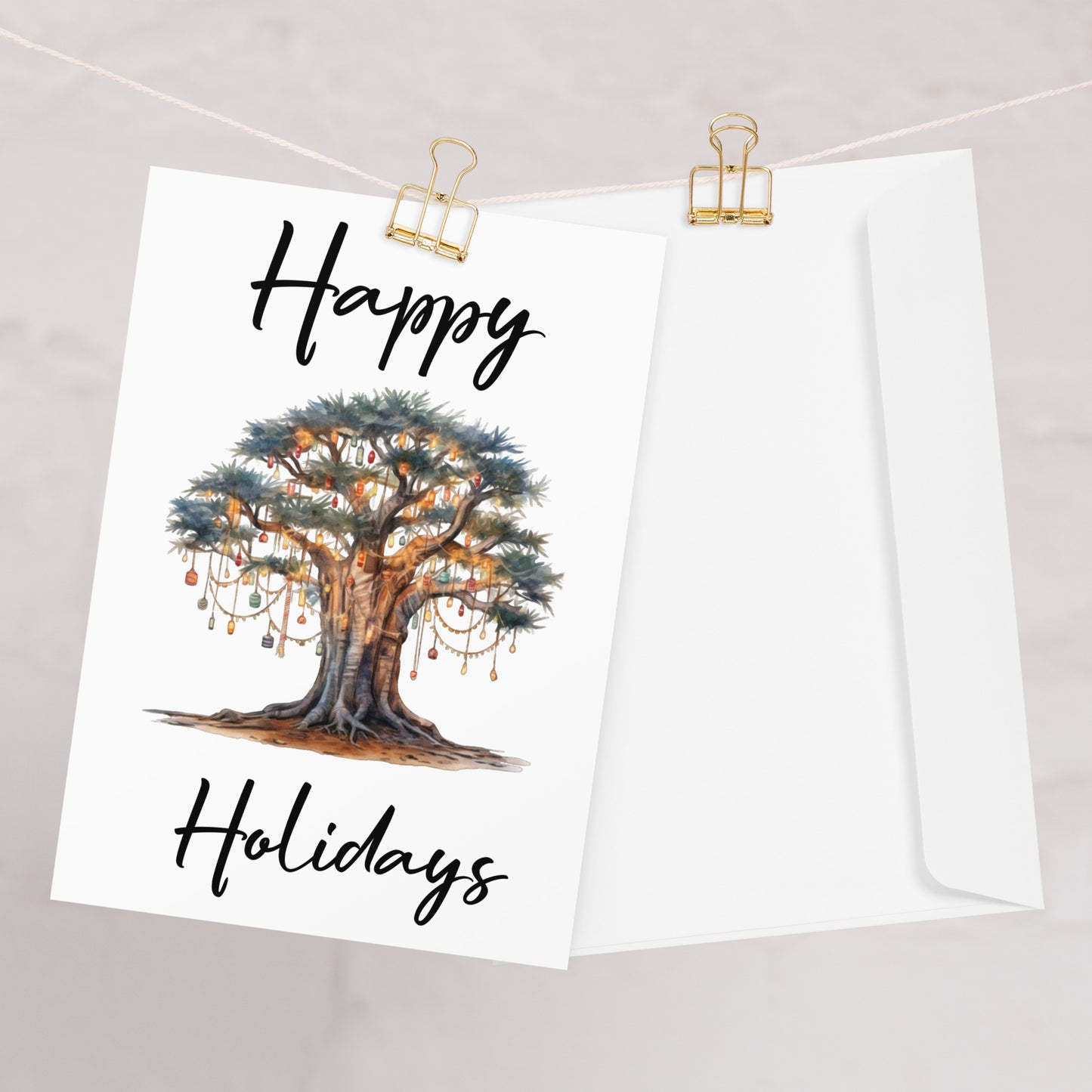 Greeting card - Tree Christmas