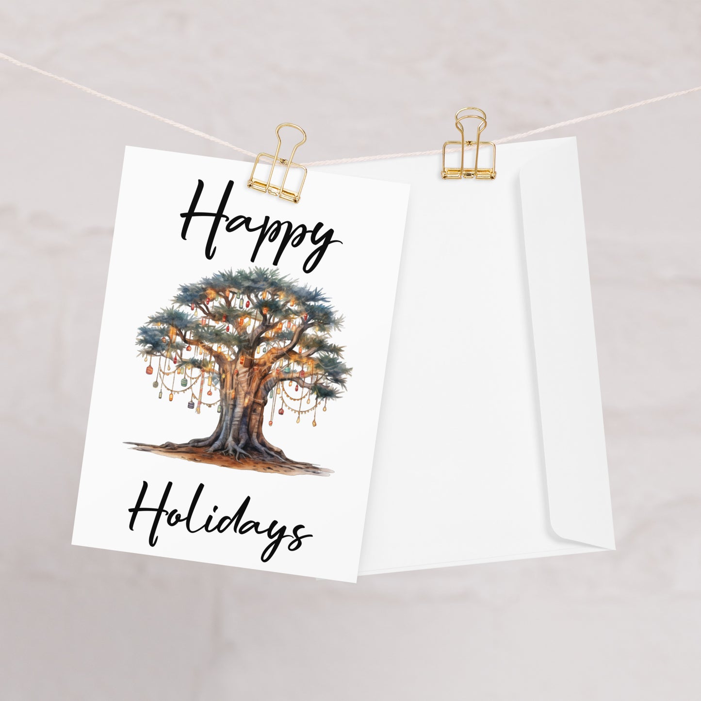 Greeting card - Tree Christmas