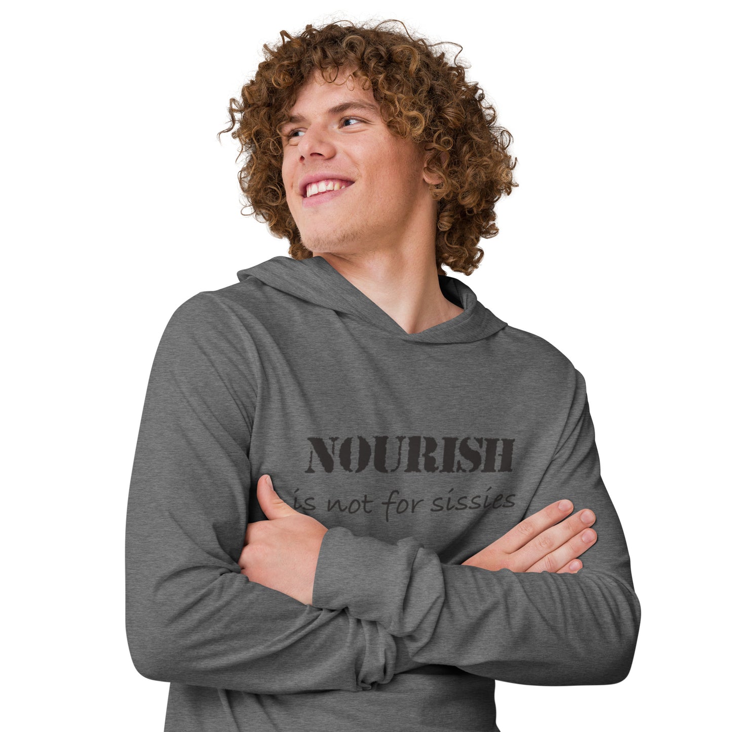 Hooded long-sleeve tee - Not for Sissies