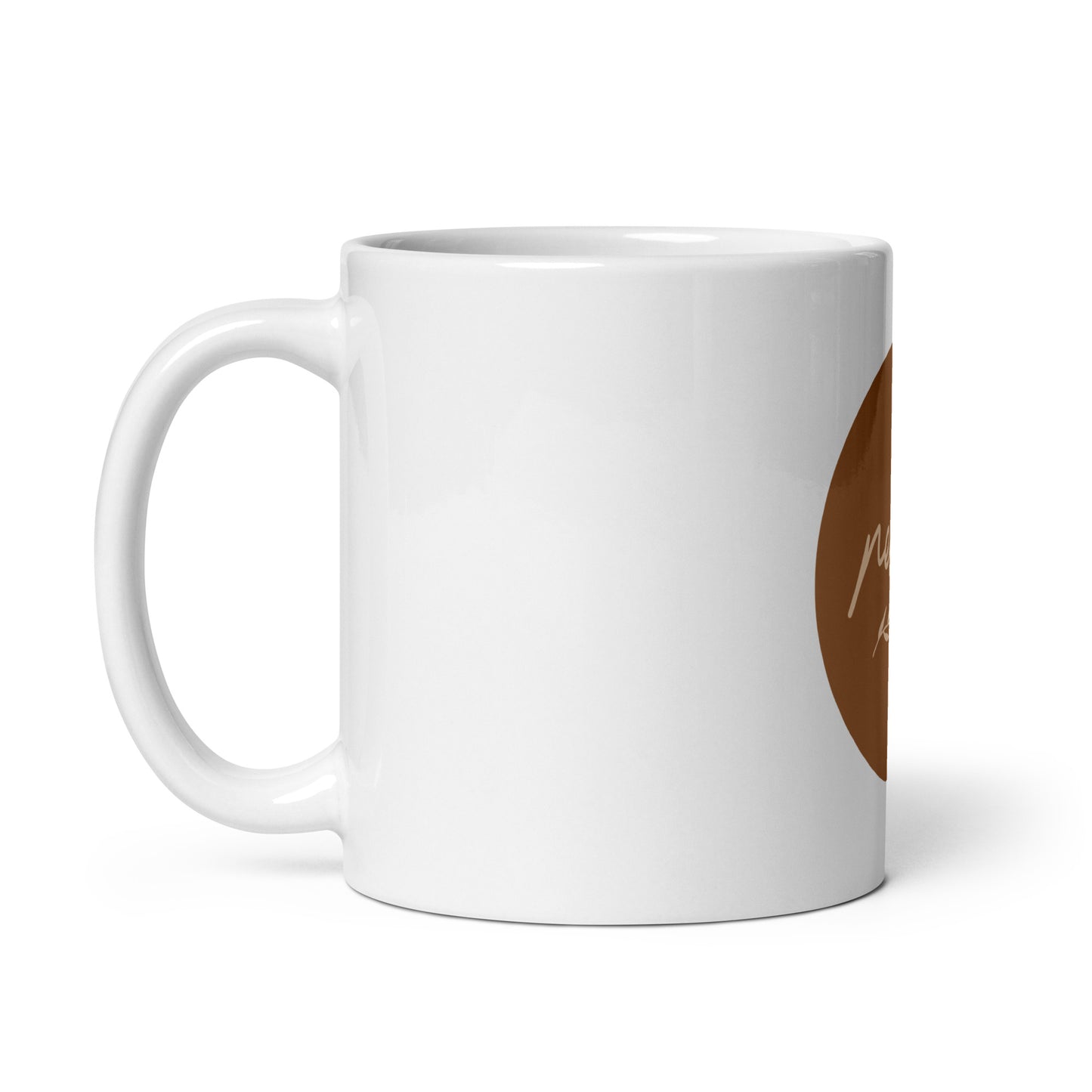 White glossy mug - Peace