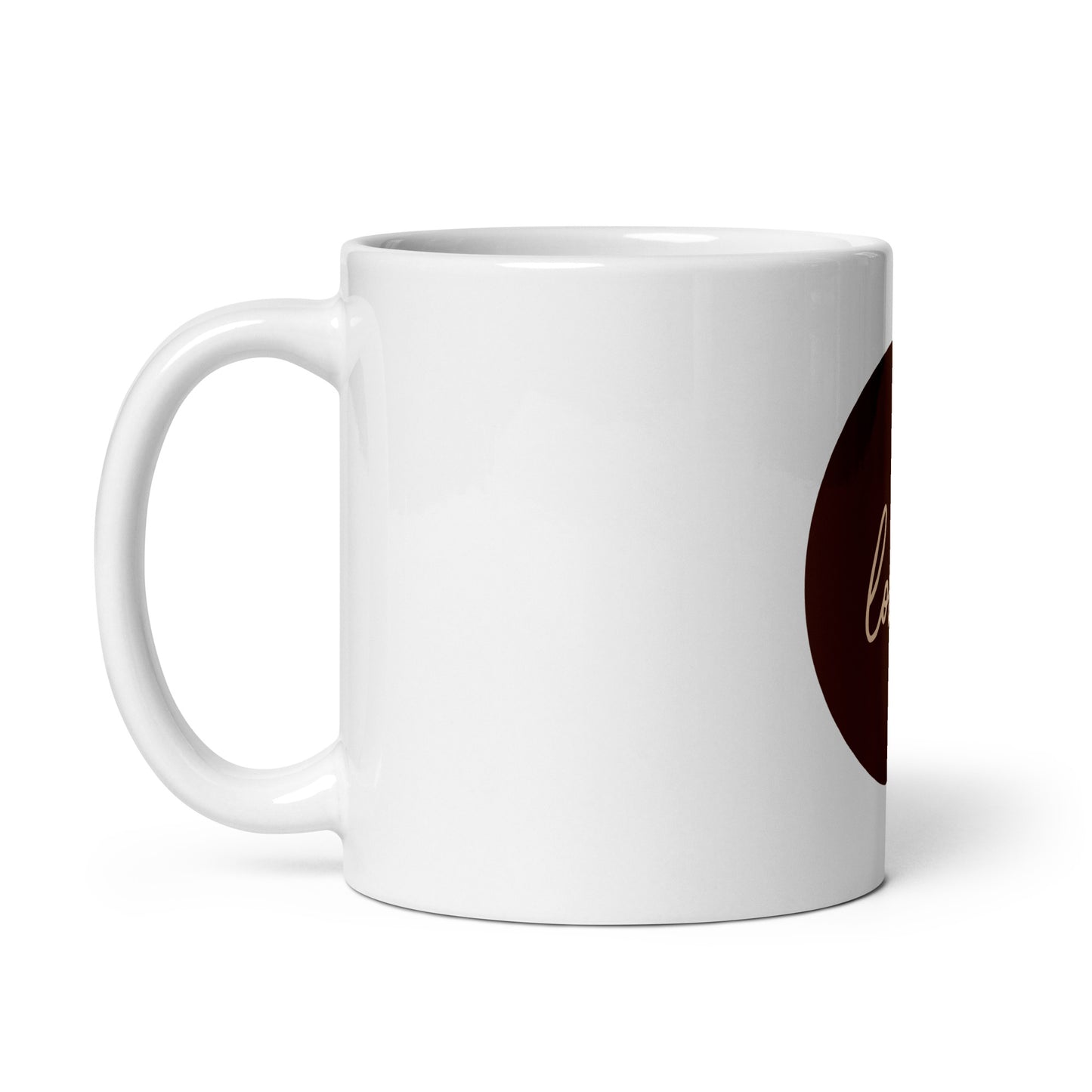 White glossy mug - Love