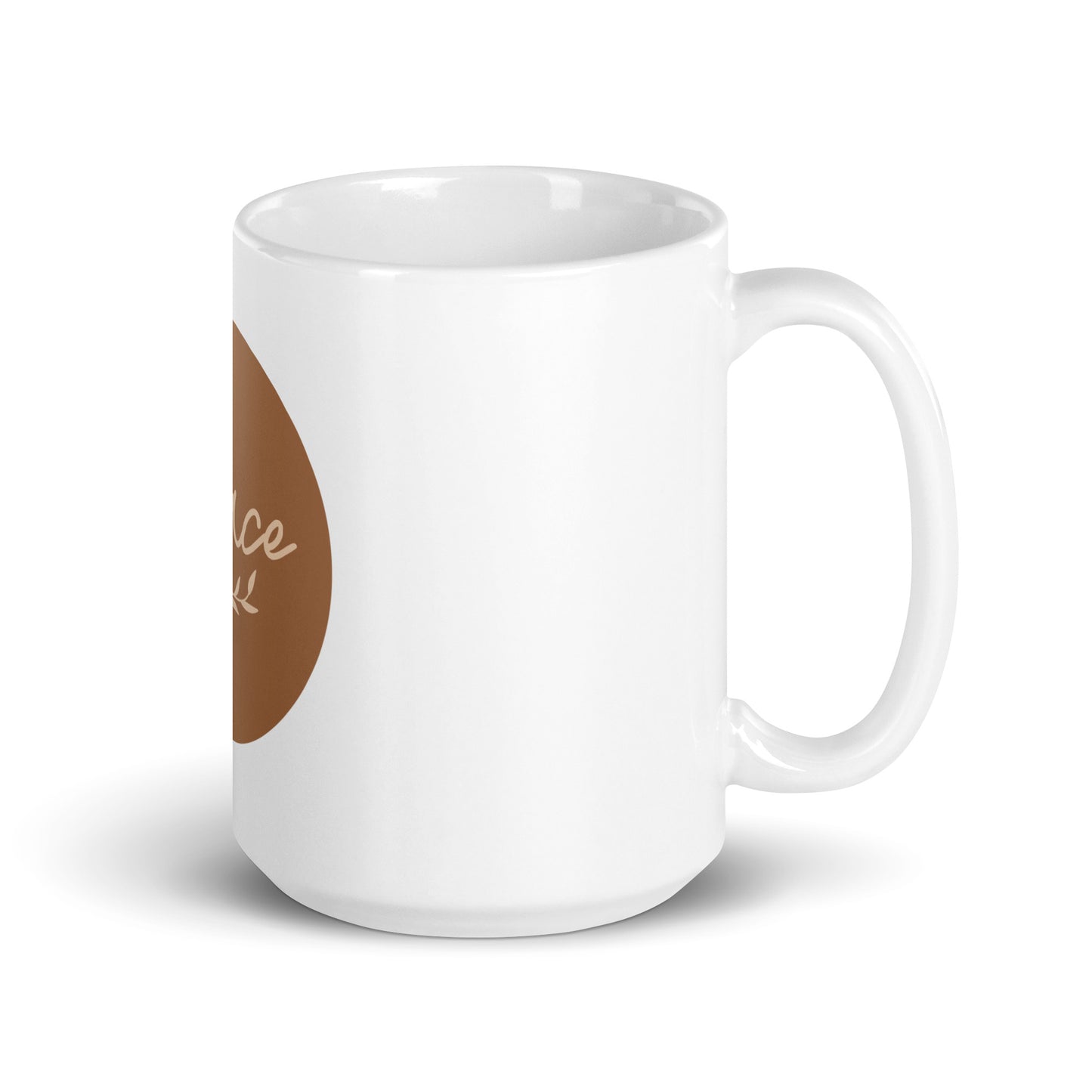 White glossy mug - Peace