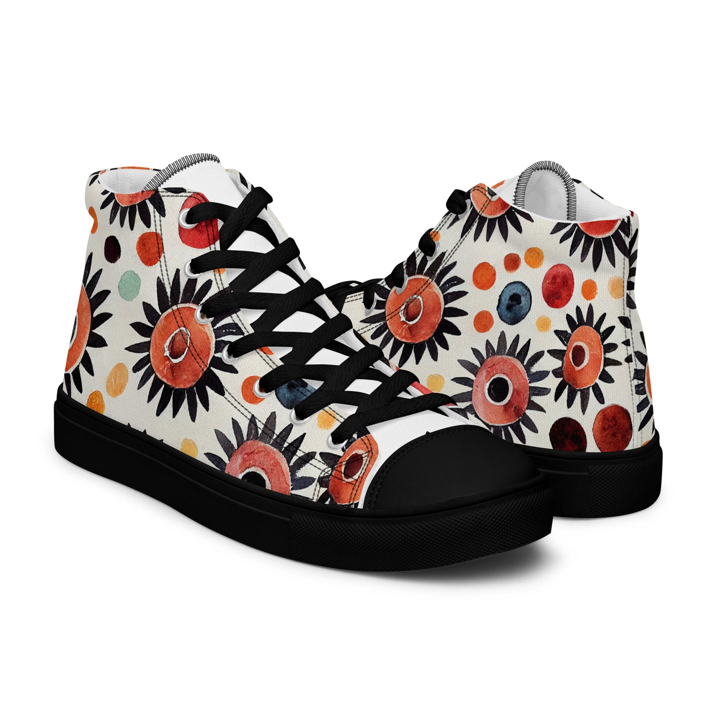 Women’s high top canvas shoes