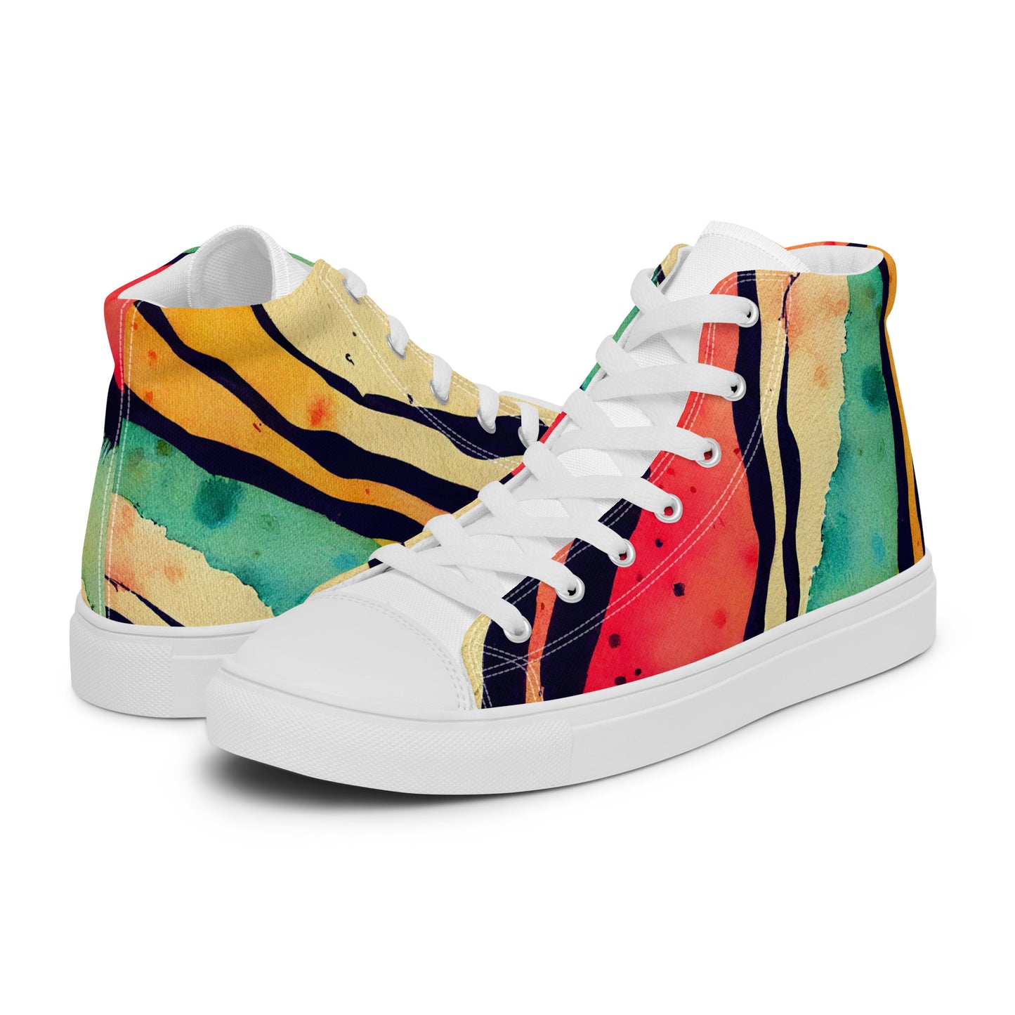 Women’s high top canvas shoes