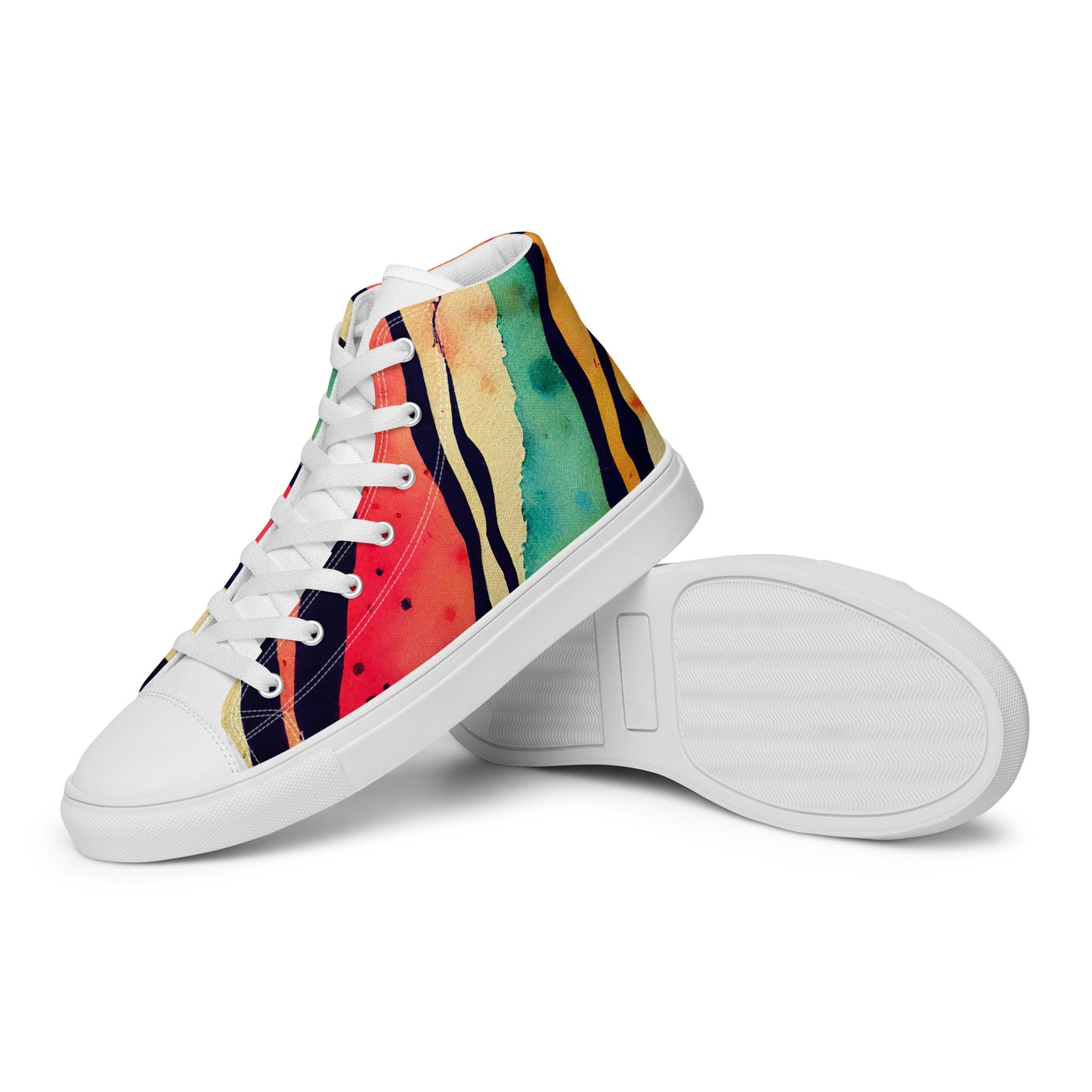 Women’s high top canvas shoes