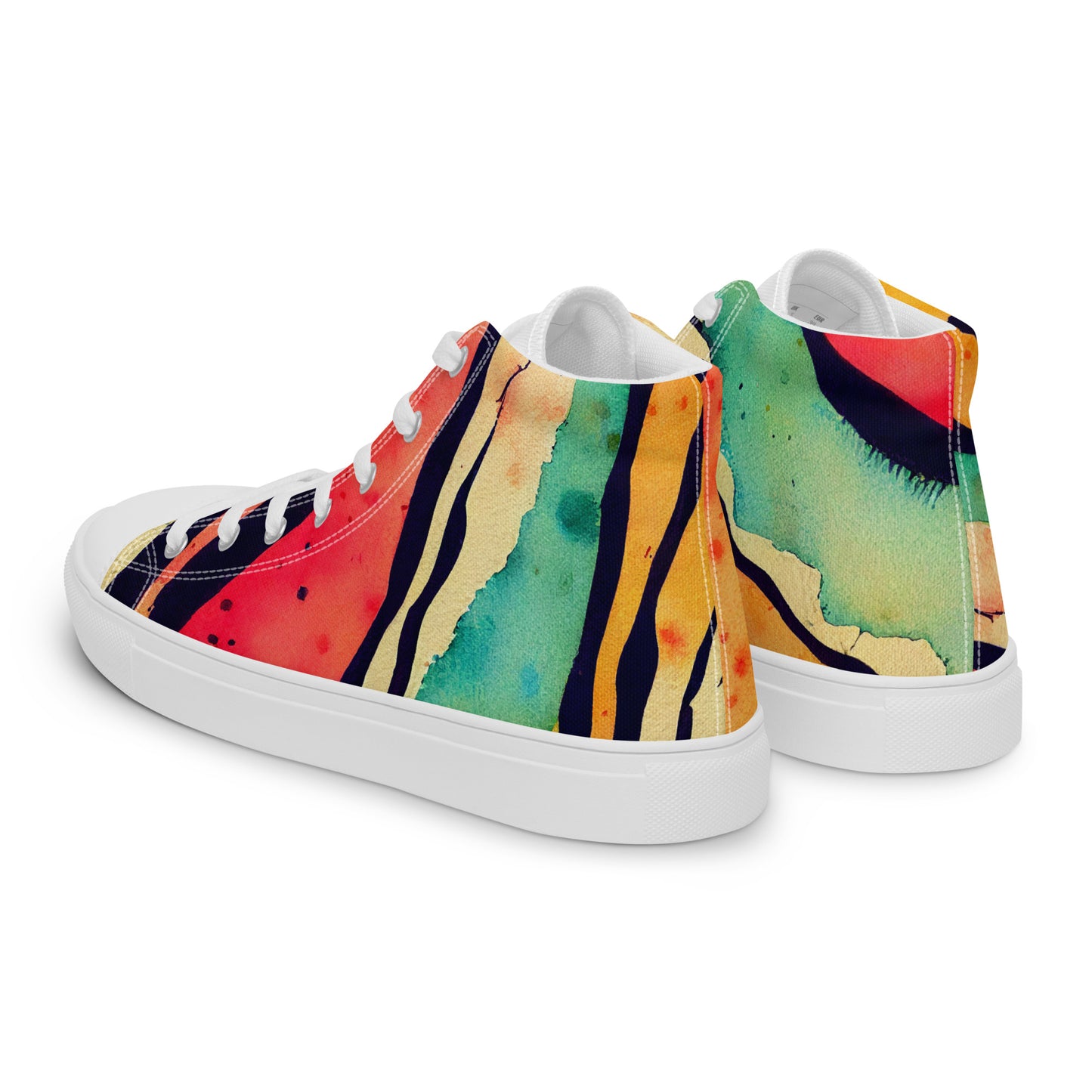 Women’s high top canvas shoes