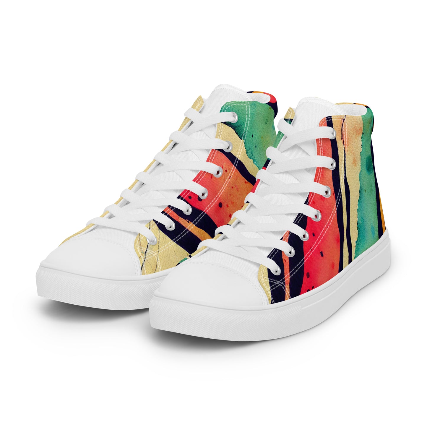 Women’s high top canvas shoes