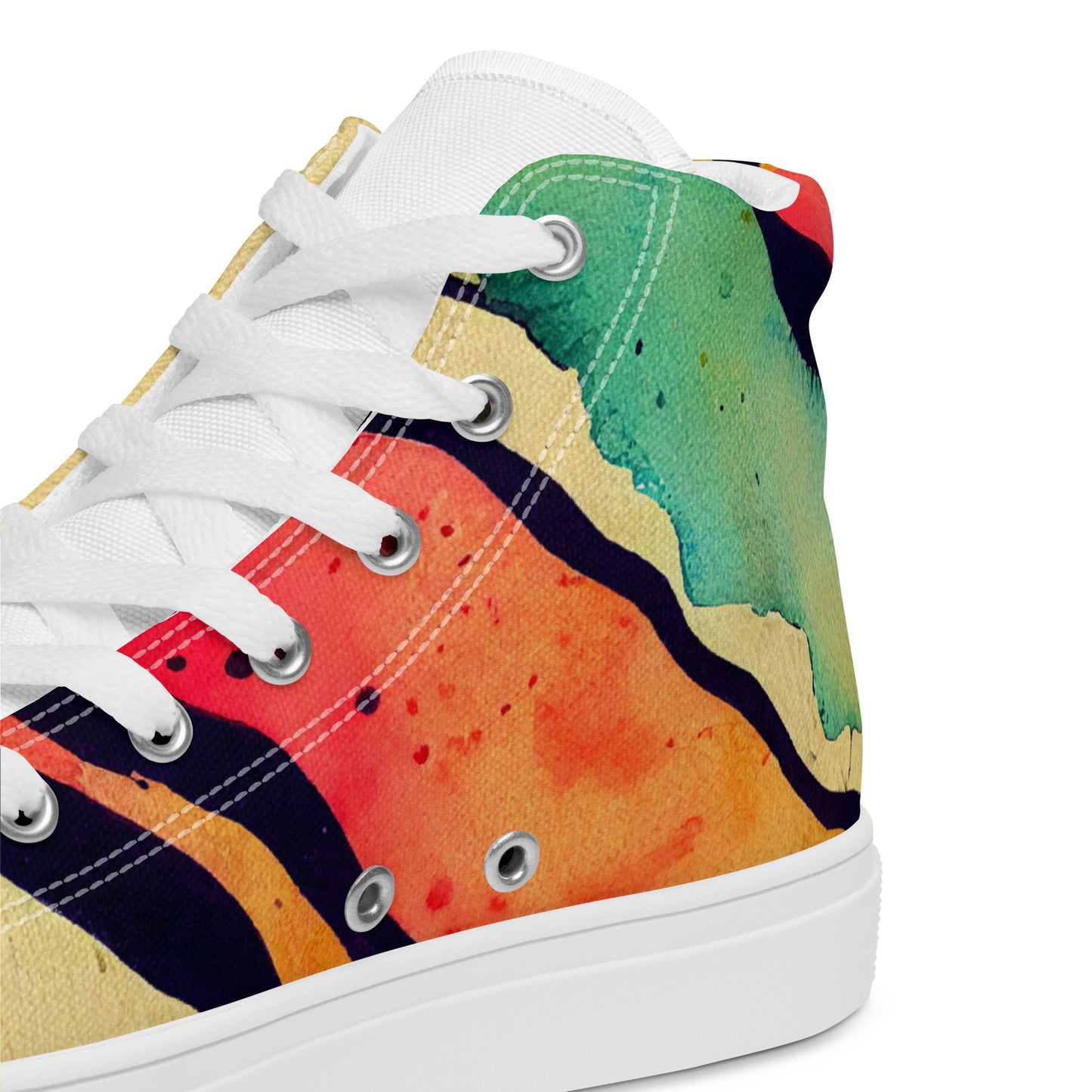 Women’s high top canvas shoes