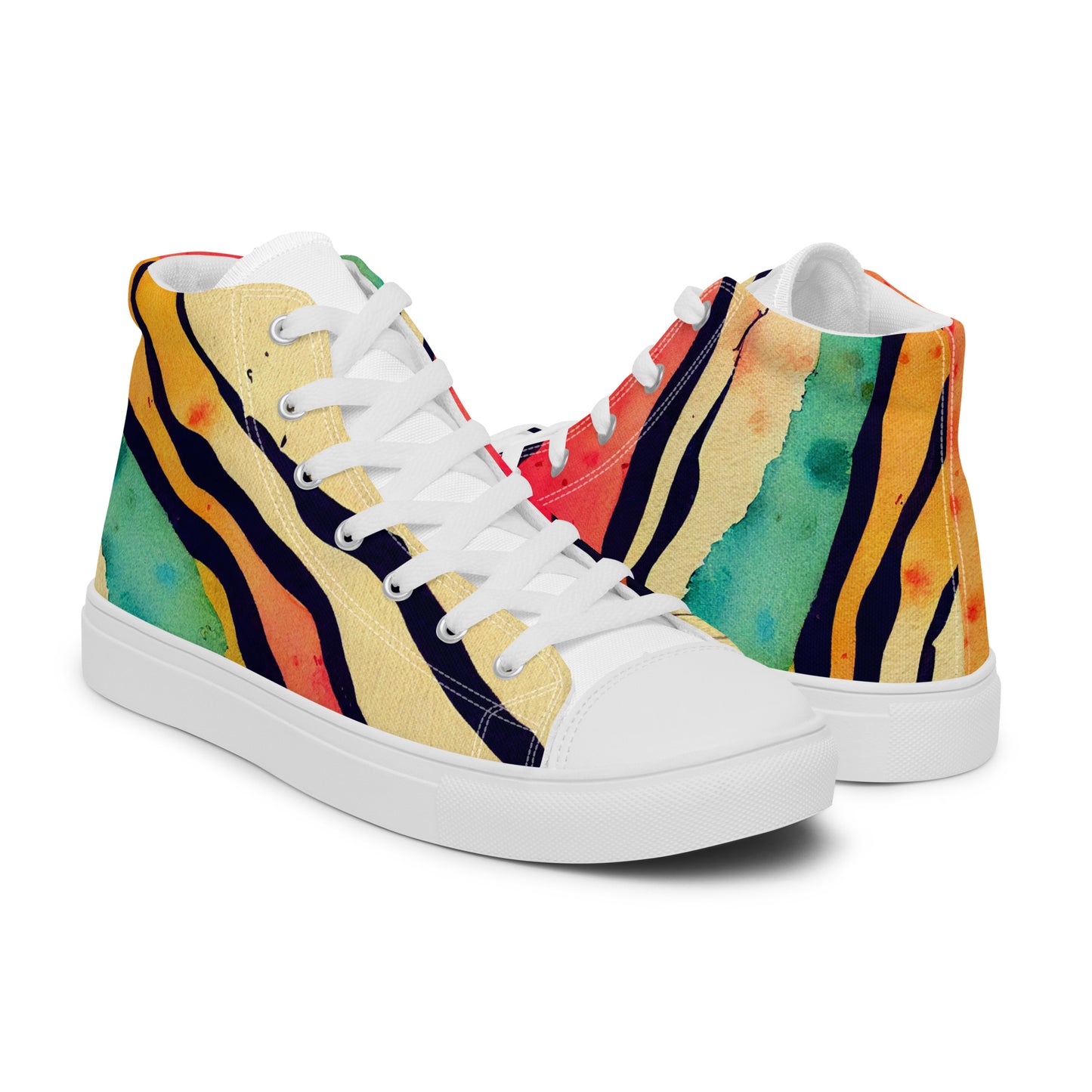 Women’s high top canvas shoes