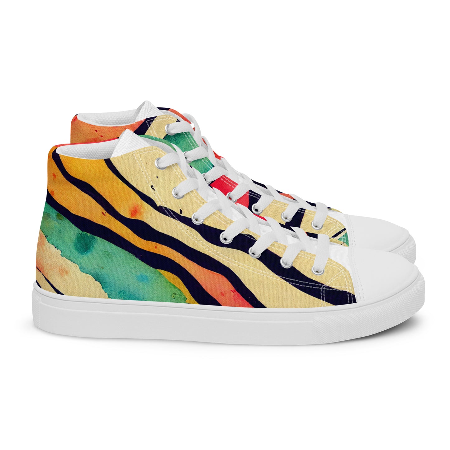 Women’s high top canvas shoes