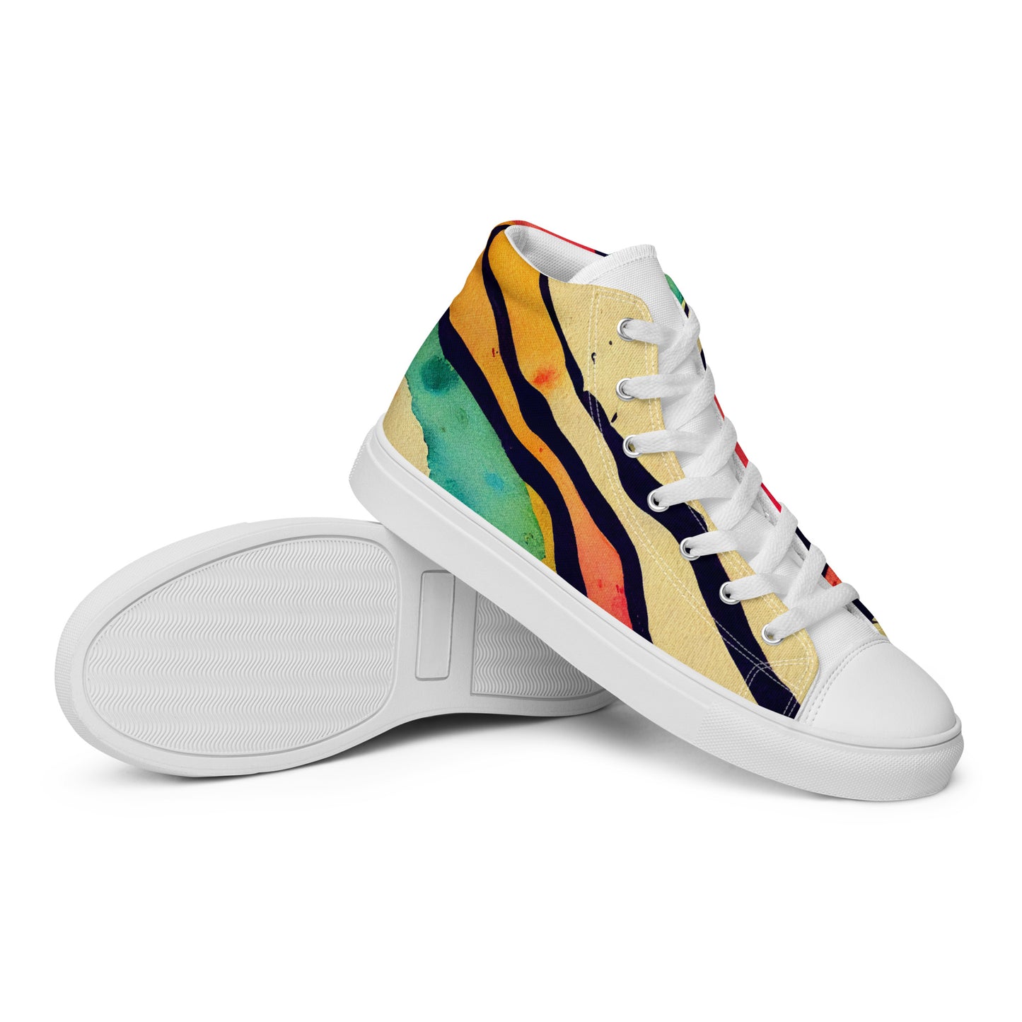 Women’s high top canvas shoes