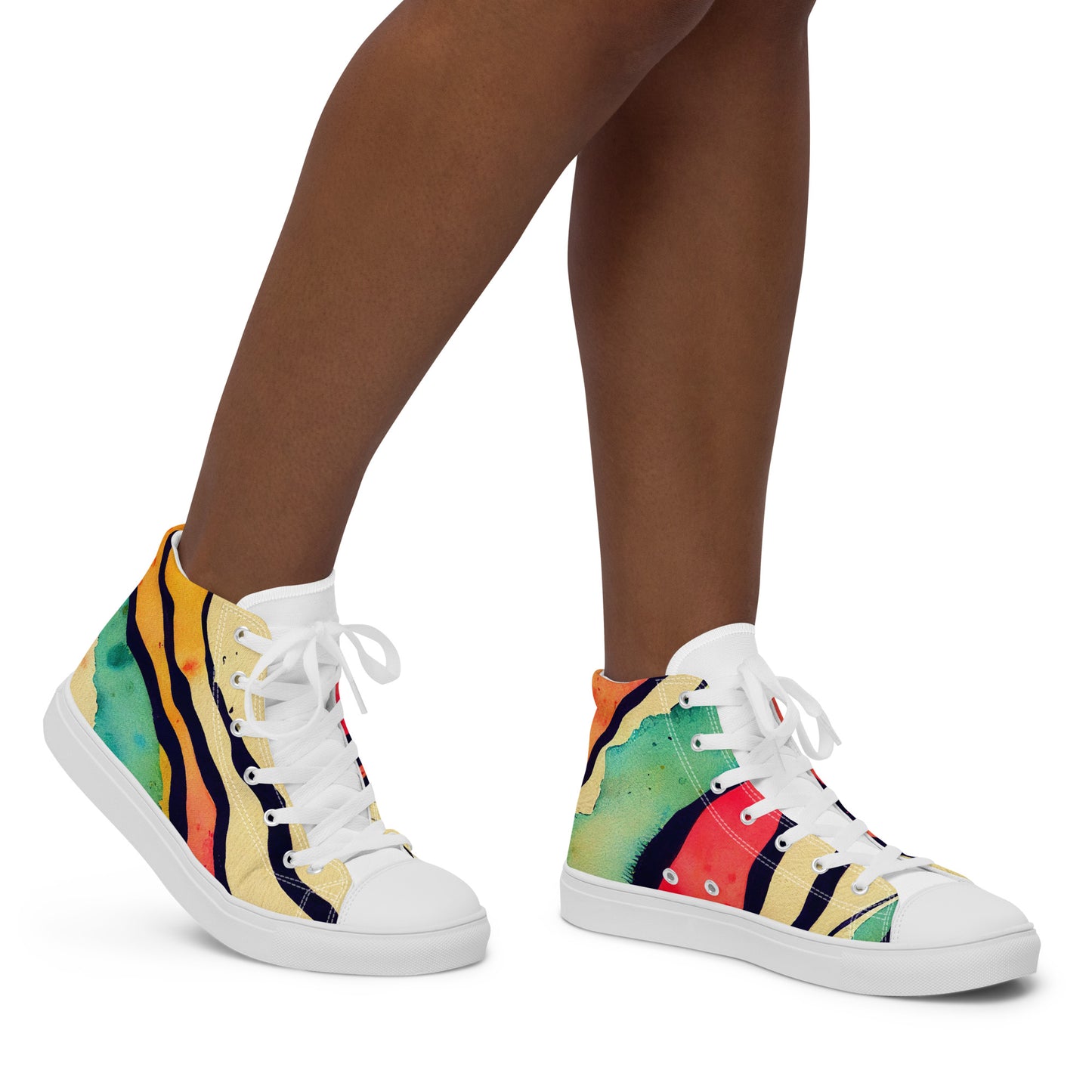 Women’s high top canvas shoes