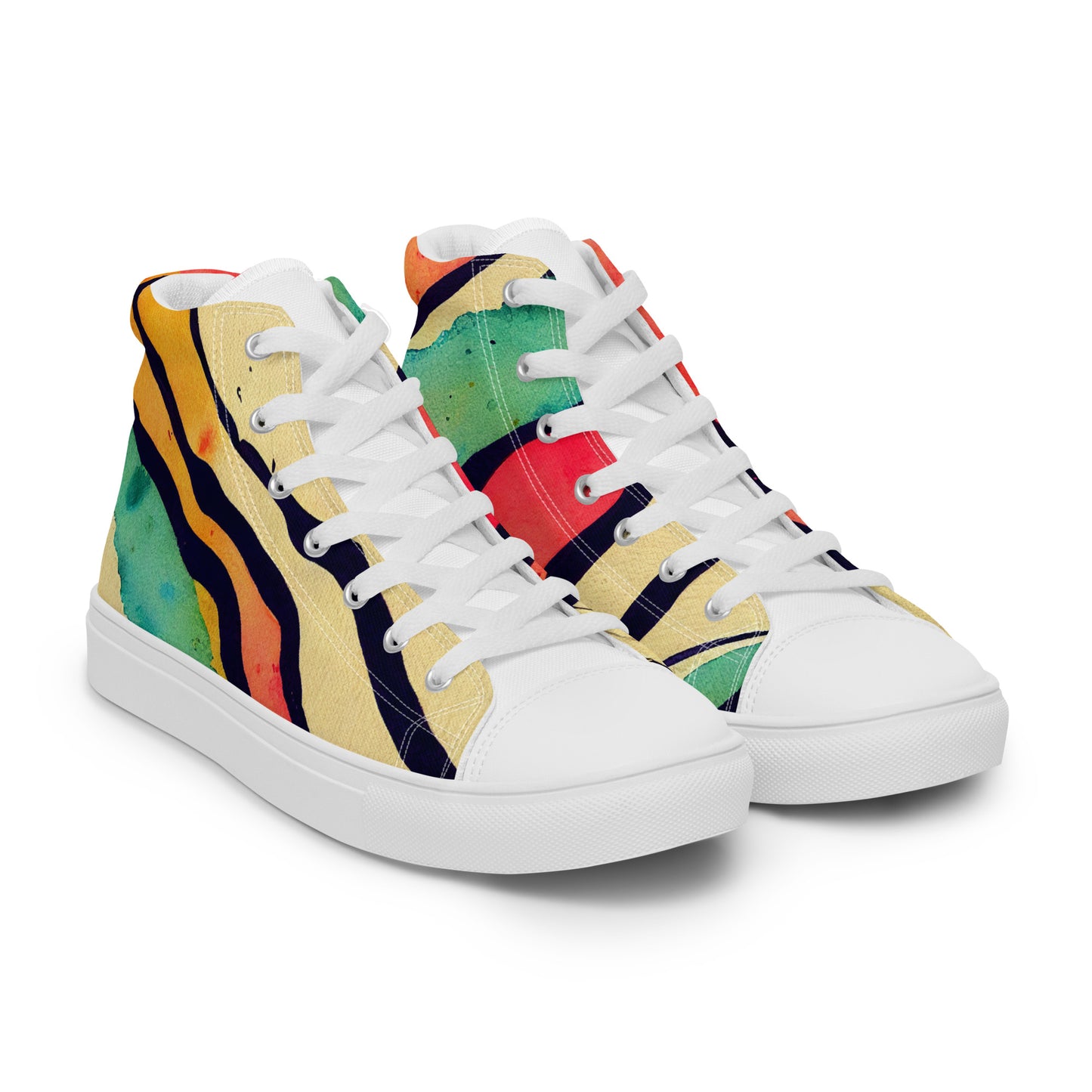 Women’s high top canvas shoes