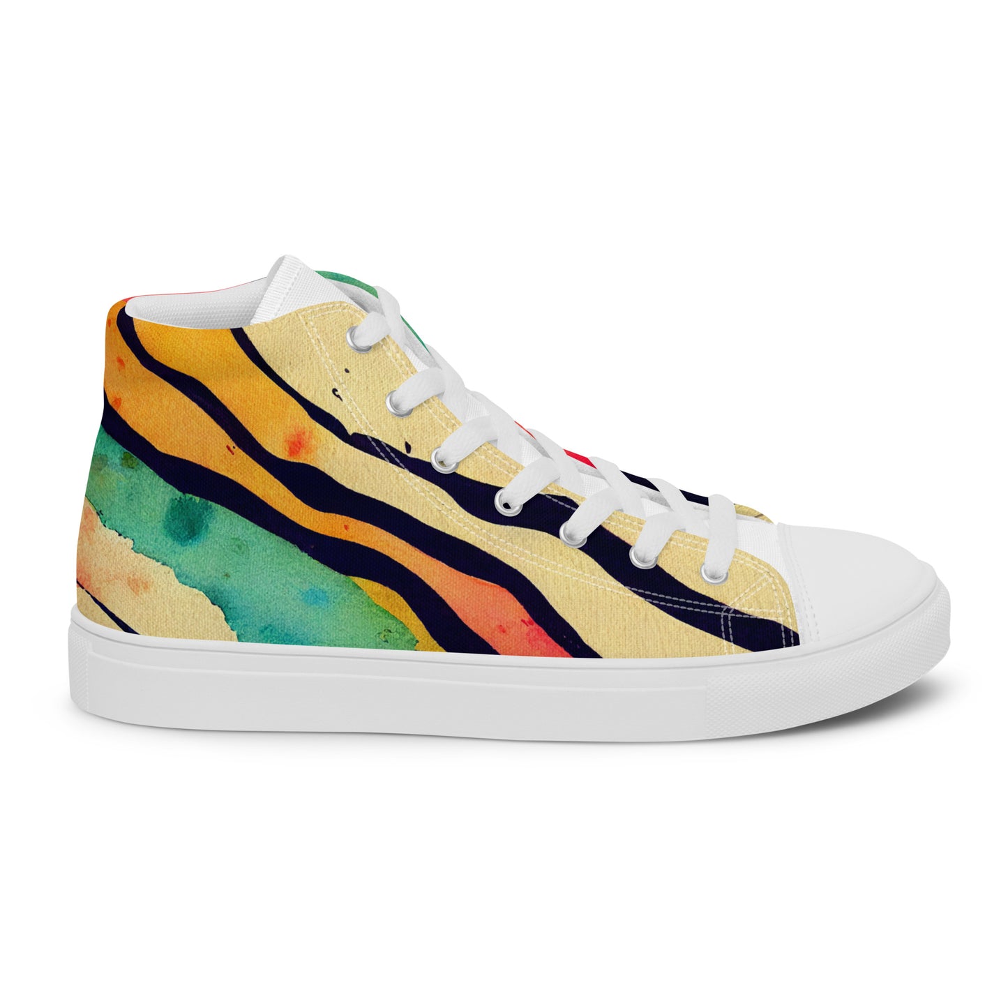 Women’s high top canvas shoes