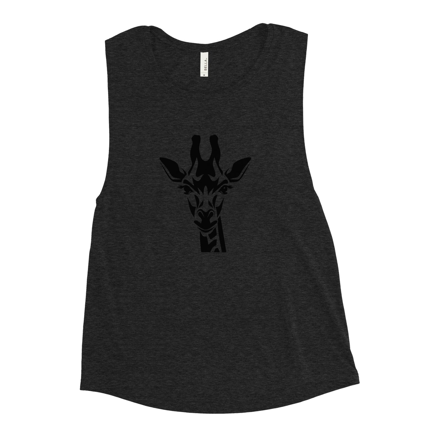 Ladies’ Muscle Tank - Giraffe